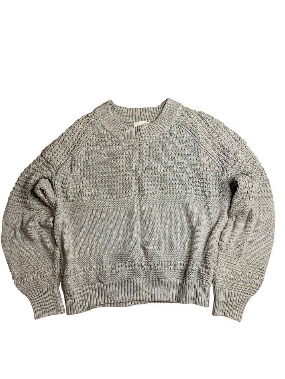 Universal Thread Grey Textured Knit Pullover Sweater Size XXL